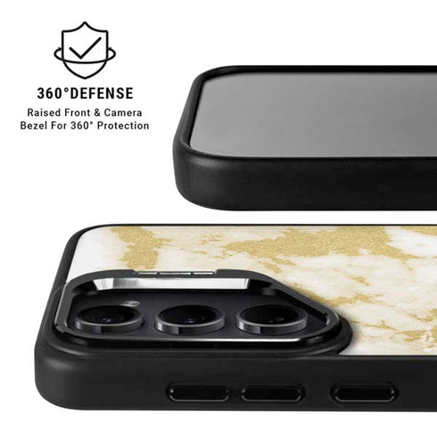 Basic Marble Galaxy S24 FE Kickstand Case